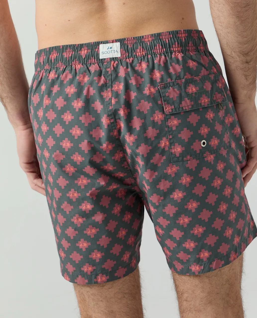 Bañador Logo Geometric Khaki - Image 3