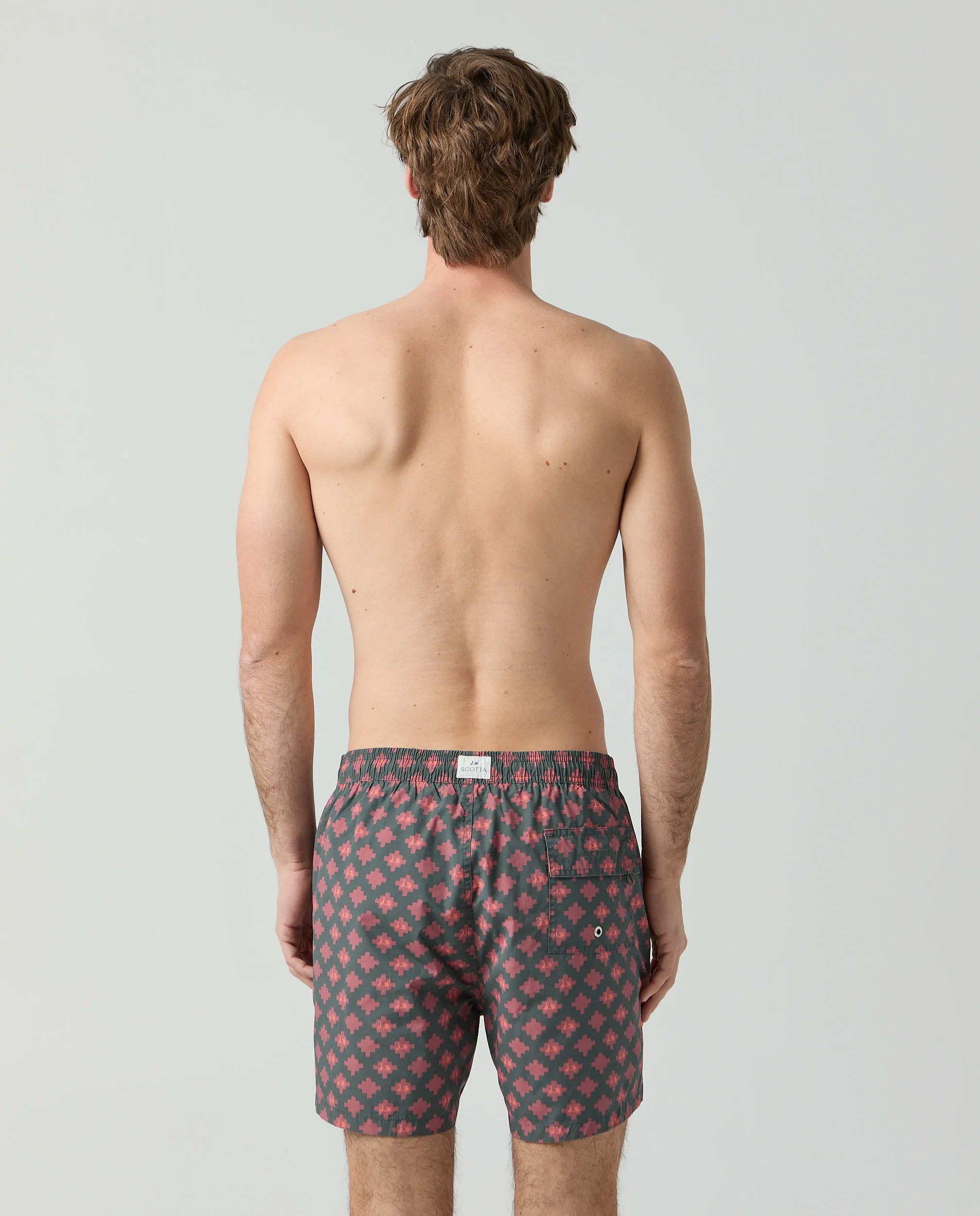 Bañador Logo Geometric Khaki - Image 5