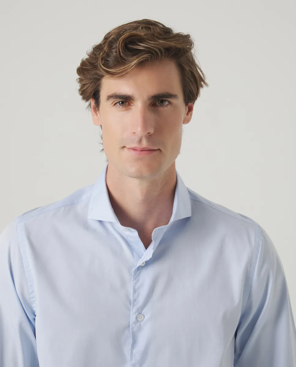 Camisa Classic Celeste - Image 3