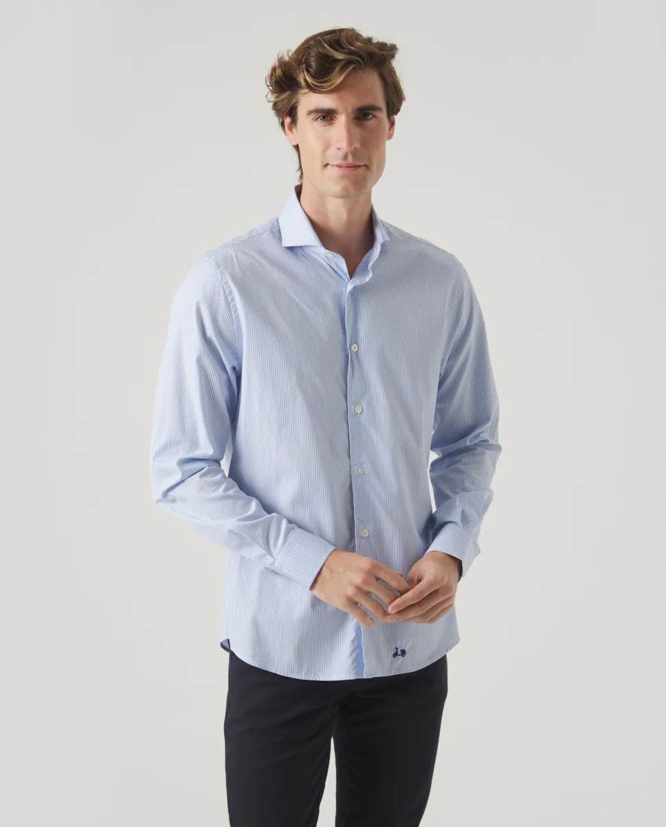 Camisa Classic Stripes Azulón