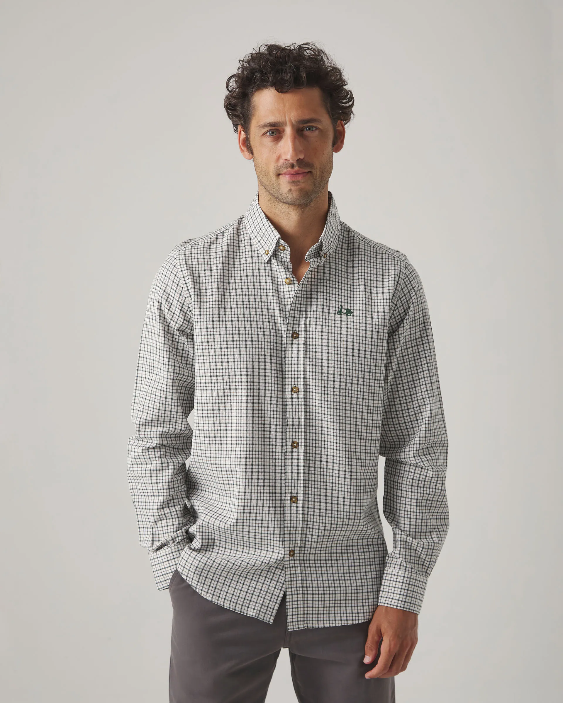 Camisa Classic Viyela Verde - Image 2