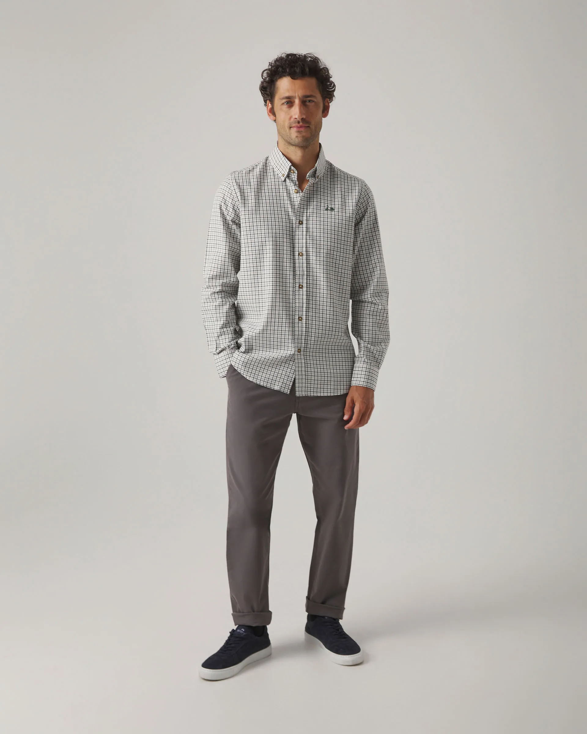 Camisa Classic Viyela Verde - Image 4