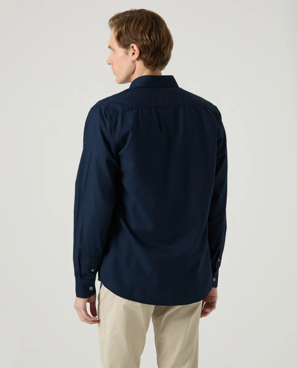 Camisa Estructura Pinpoint Marino - Image 3