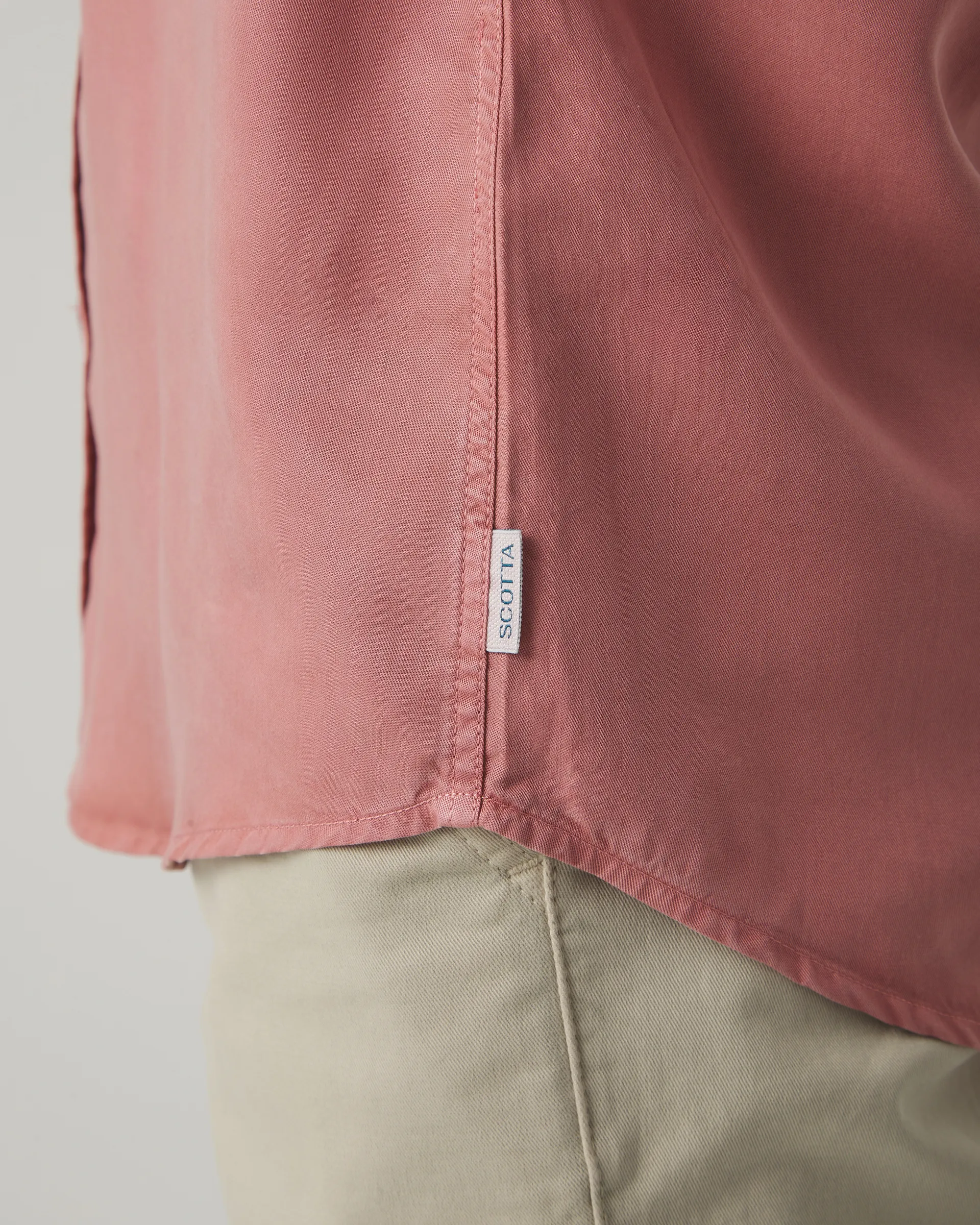 Camisa forest tencel burdeos - Image 5