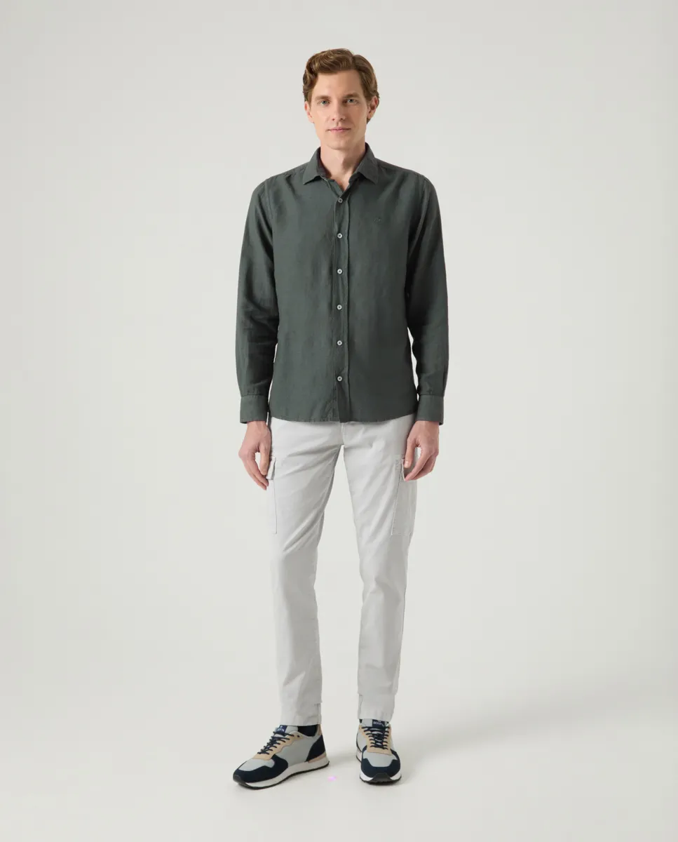 Camisa Lissome Li-Co Verde Botella - Image 4