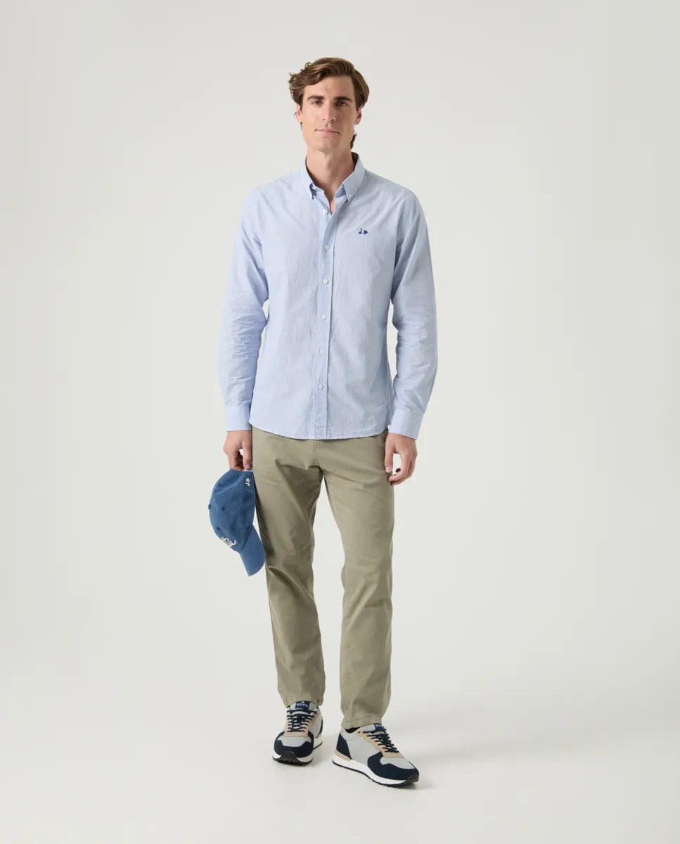 Camisa Mil Cuadros Azul Denim - Image 4
