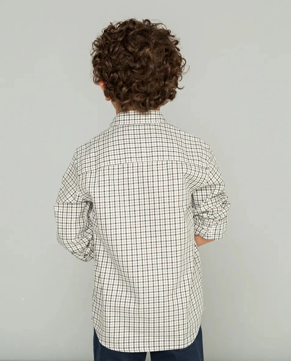 Camisa niño classic viyela verde - Image 2