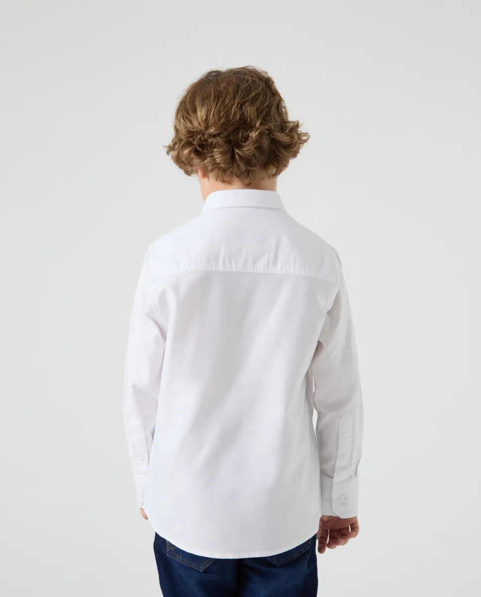 Camisa Niño Oxford Blanco - Image 3