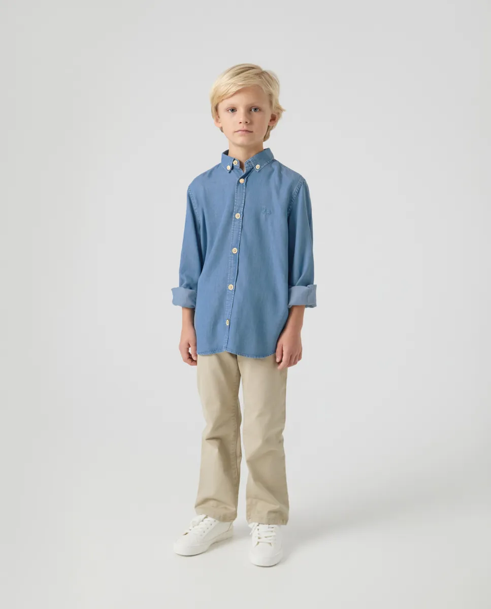 Camisa Niño Tencel Denim - Image 5
