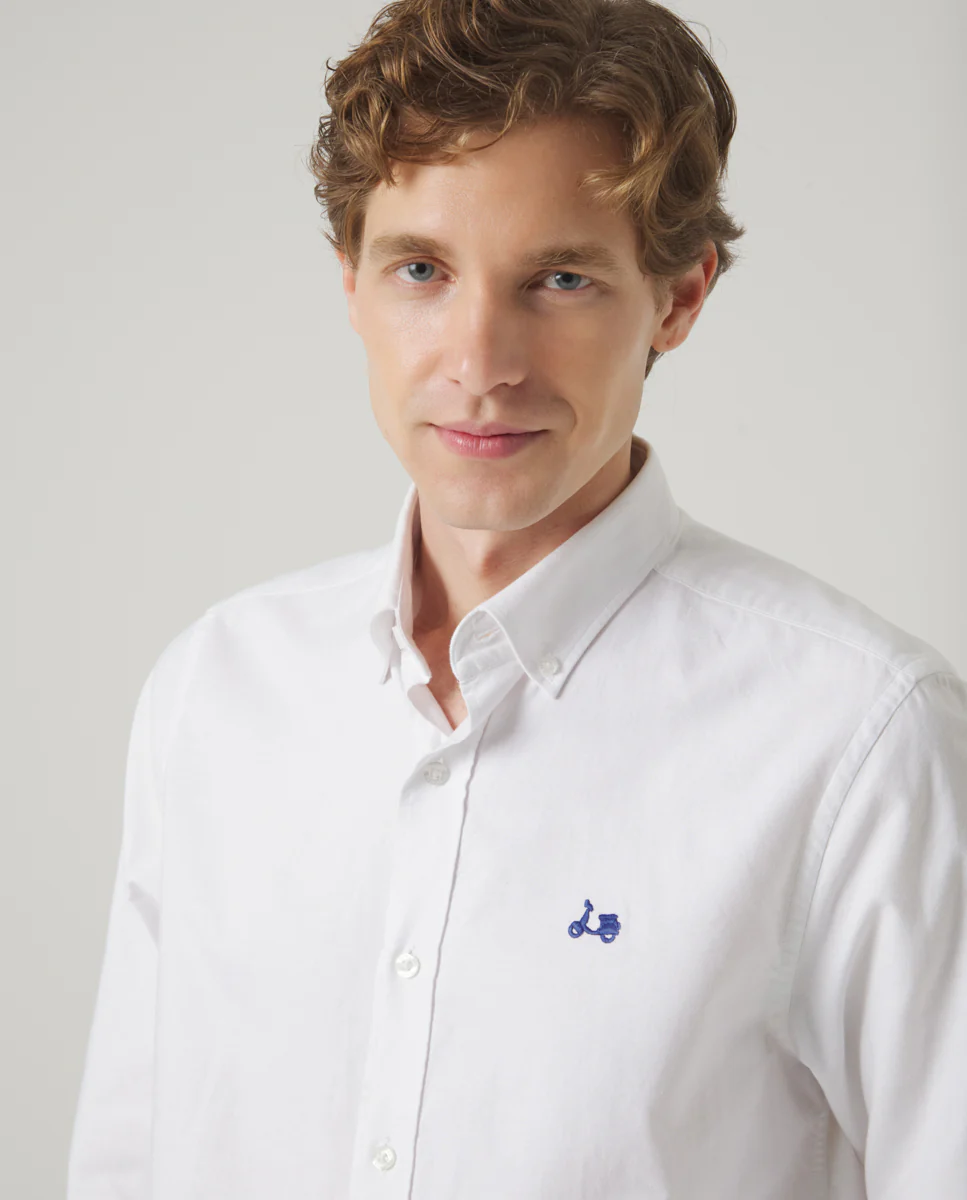 Camisa Oxford Blanco - Image 3