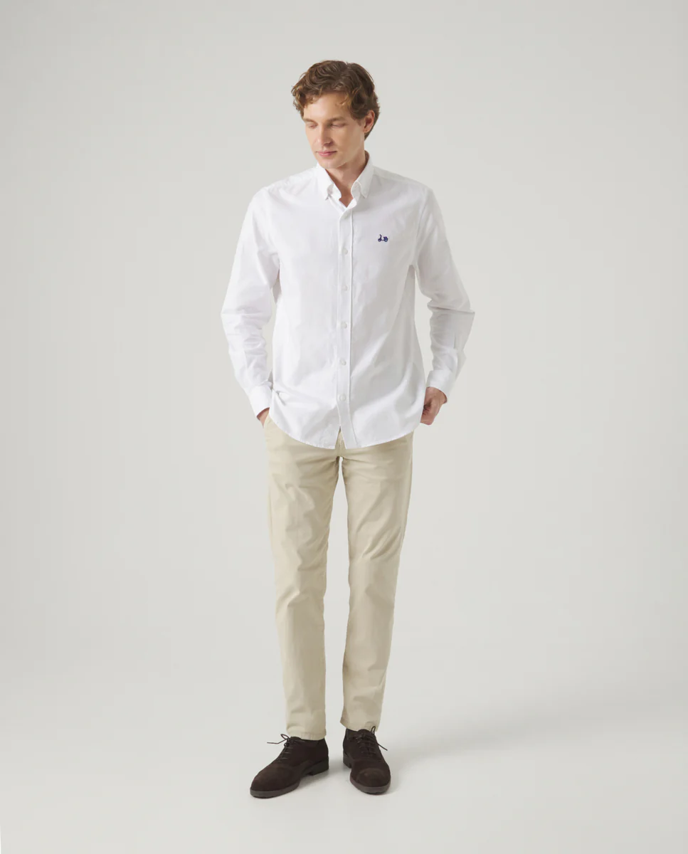 Camisa Oxford Blanco - Image 4