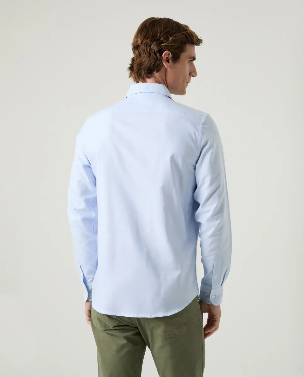 Camisa Oxford Classic Celeste - Image 3
