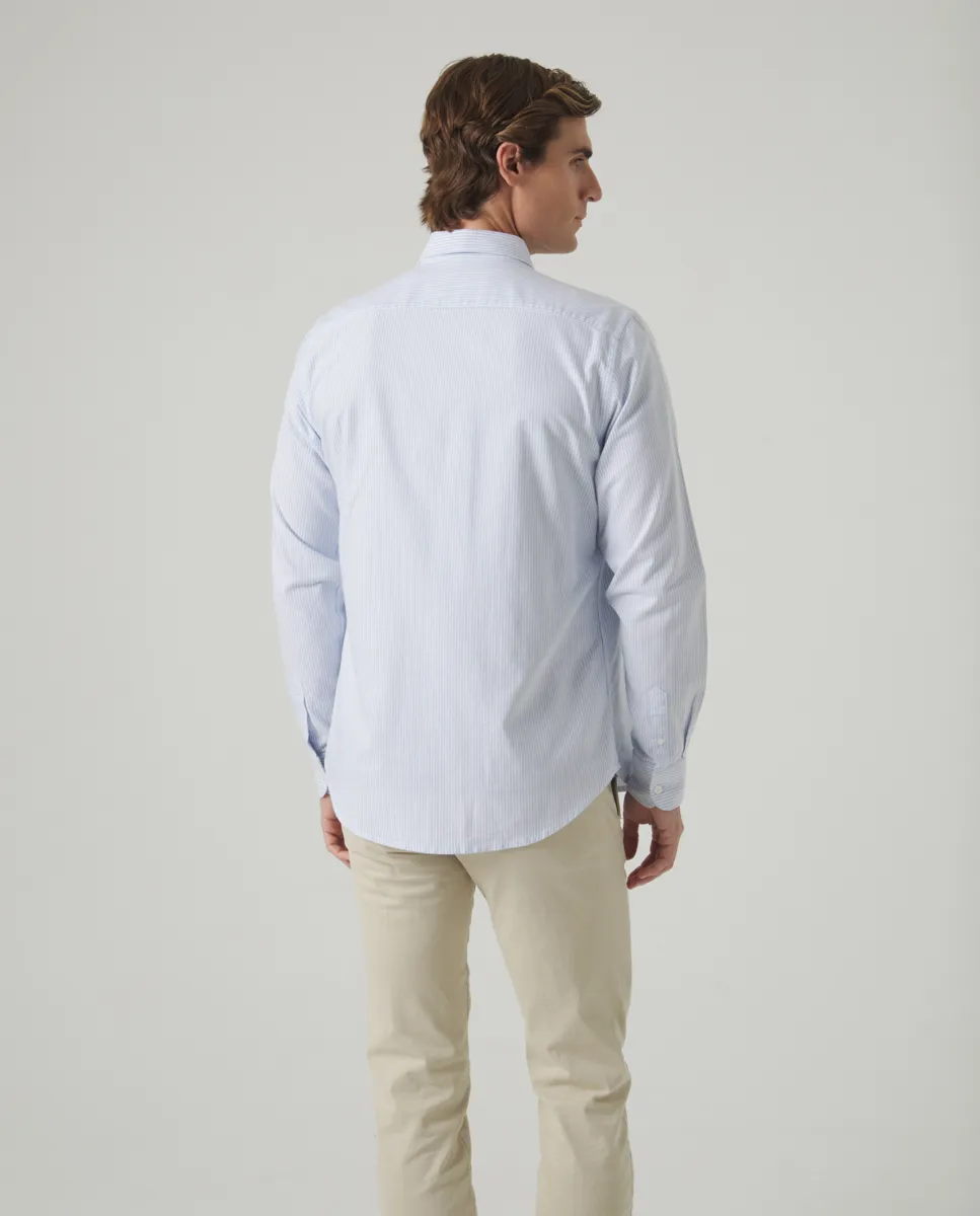 Camisa Oxford Classic Rayas Azules - Image 3