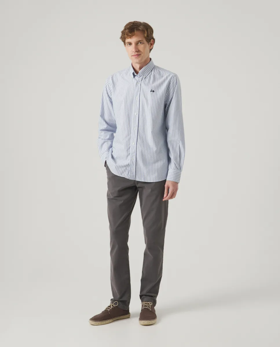 Camisa Oxford Rayas Marino - Image 4