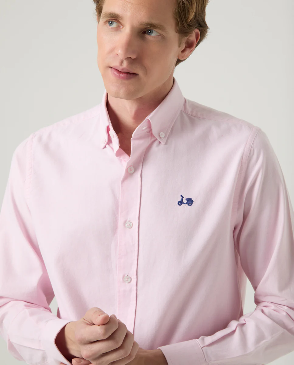 Camisa Oxford Rosa - Image 3