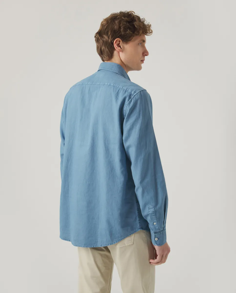 Camisa Polera Lissome Li-Co Azul Denim - Image 2