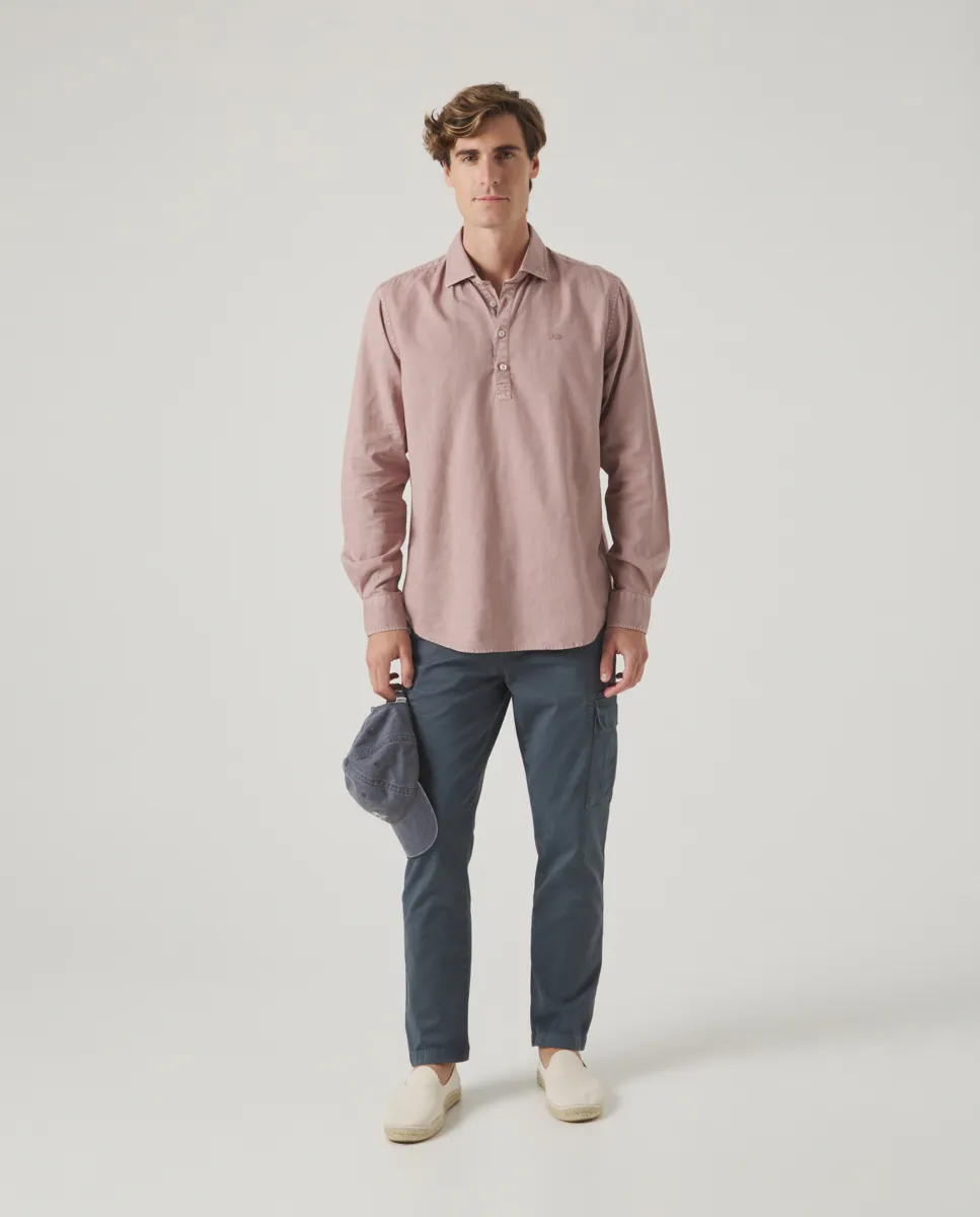 Camisa Polera Lissome Li-Co Burdeos - Image 5