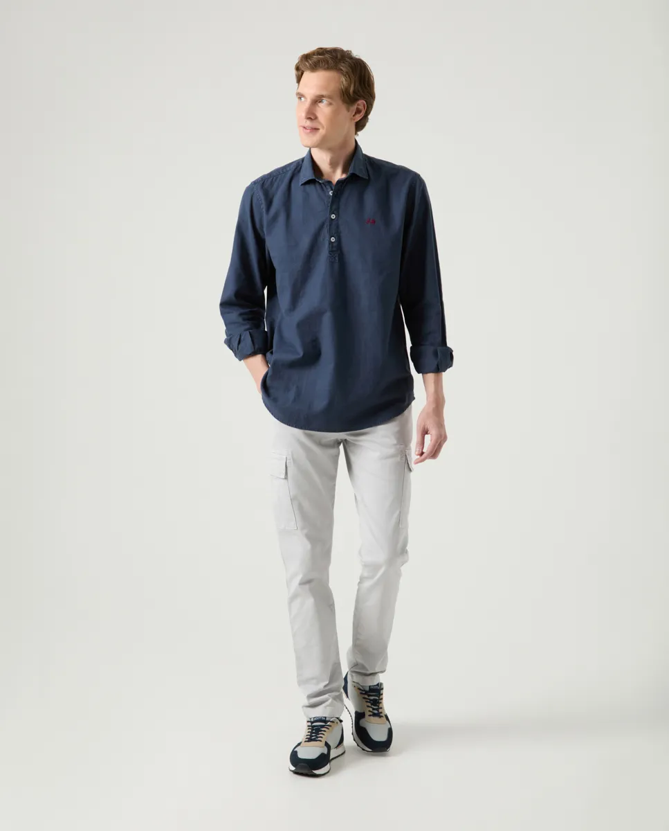 Camisa Polera Lissome Li-Co Marino - Image 4