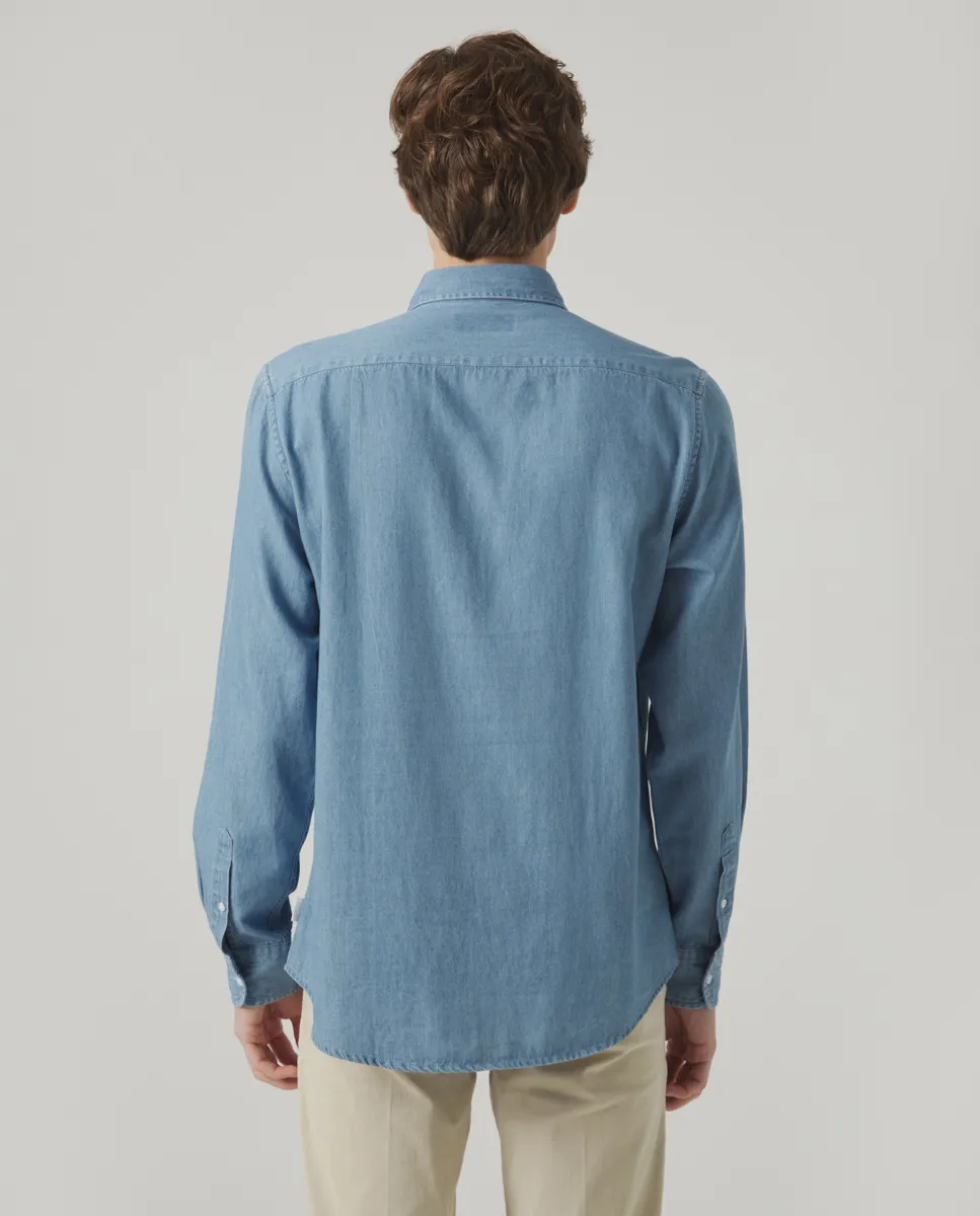 Camisa Polera Pocket Denim - Image 3
