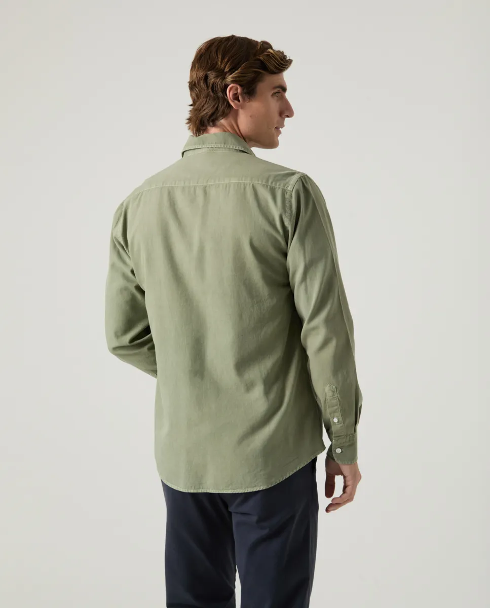 Camisa Sarga Khaki - Image 2