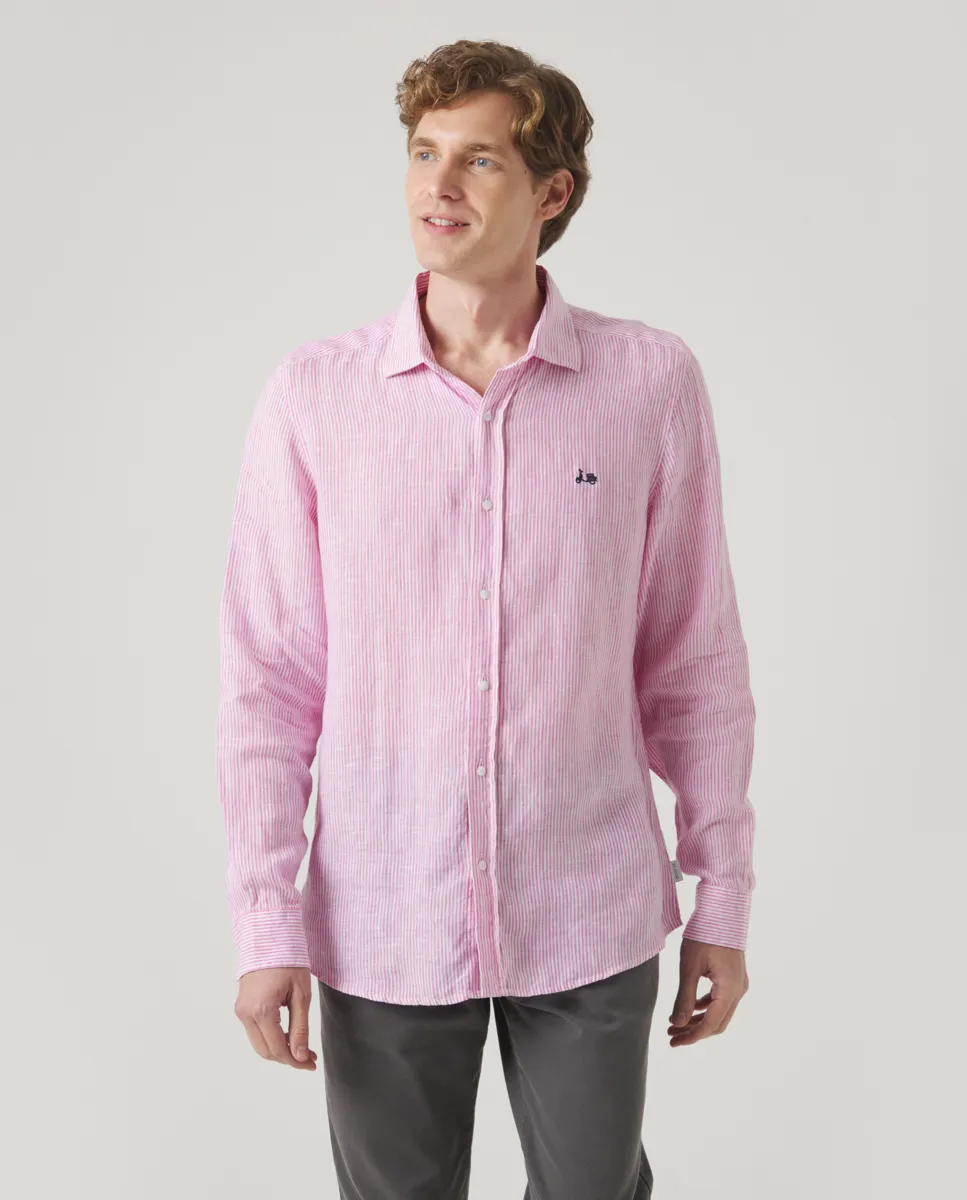 Camisas de lino hombre