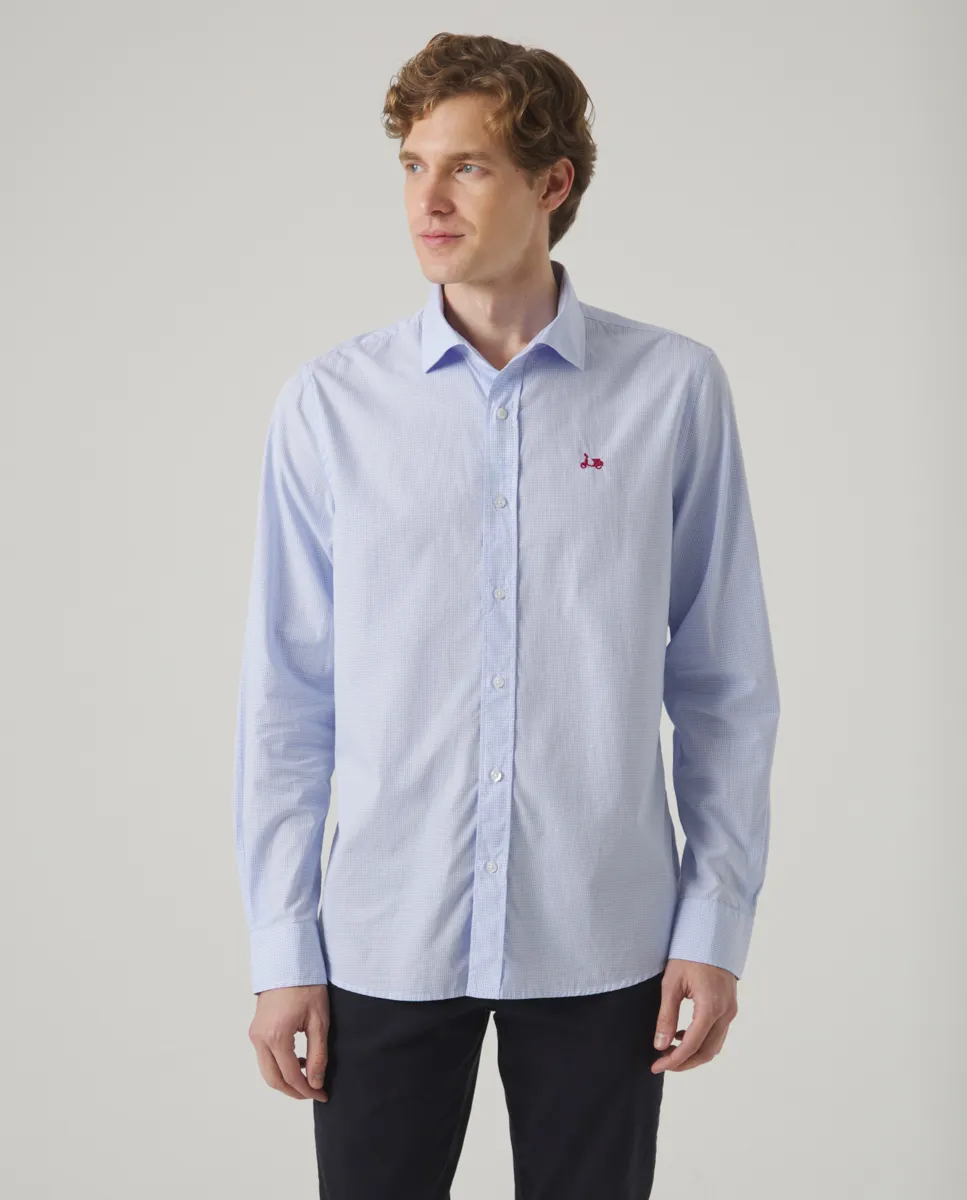Camisa Vichy Celeste - Image 2