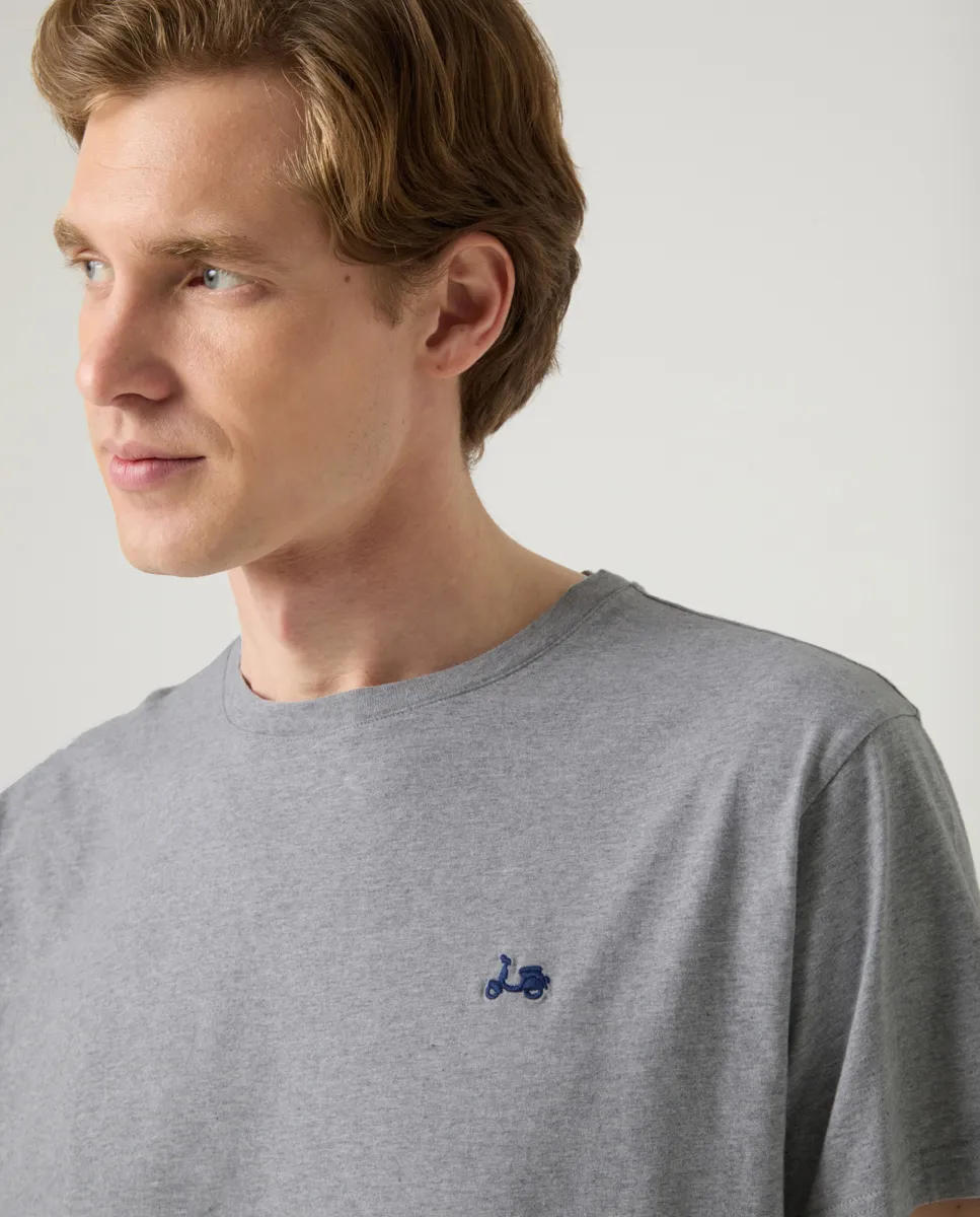 Camiseta Classic Organic Gris Melange - Image 3