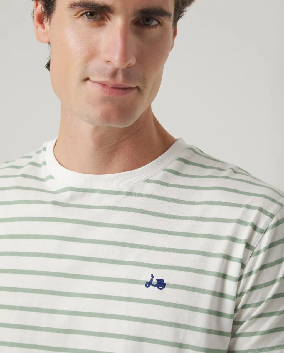 Camiseta Rayas Khaki - Image 2
