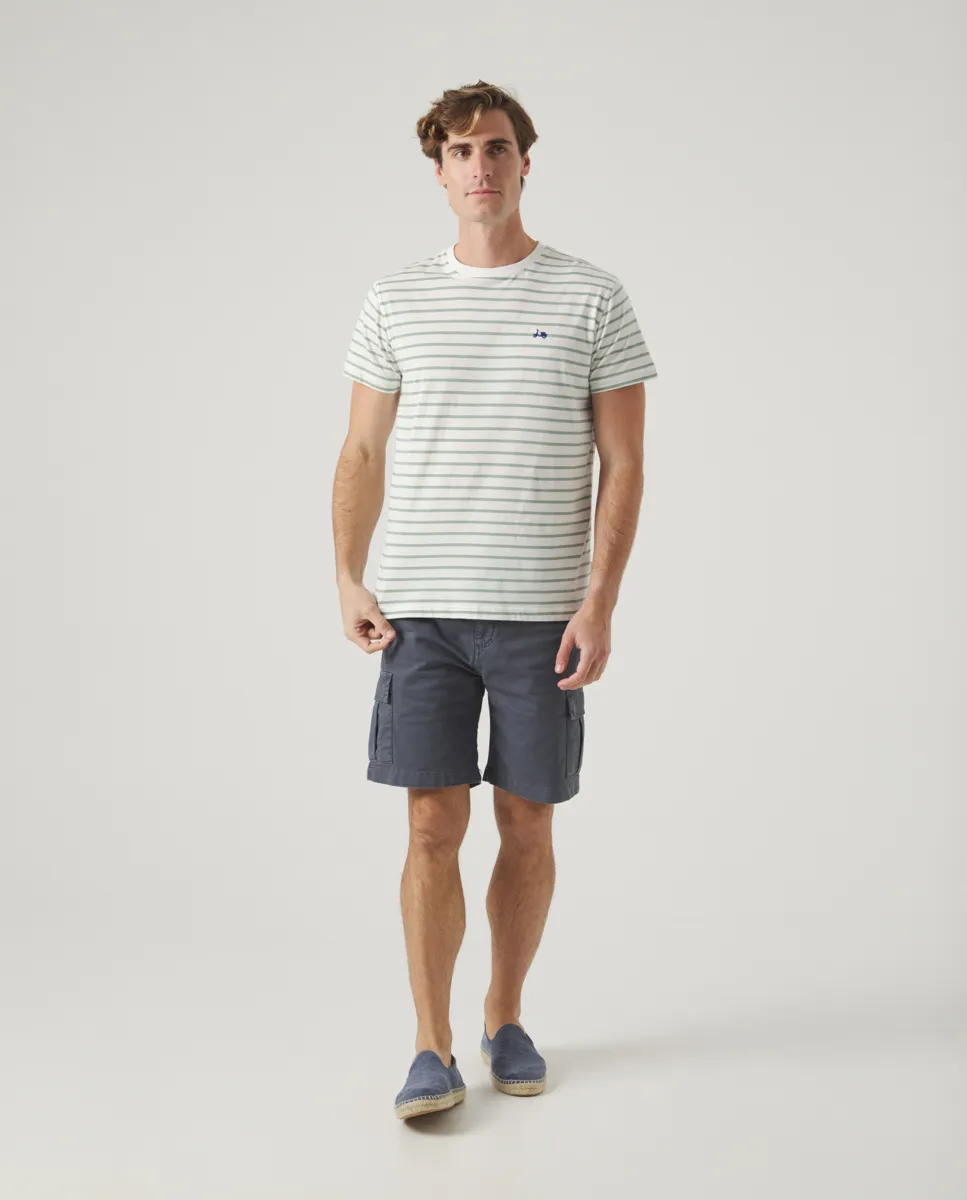Camiseta Rayas Khaki - Image 4