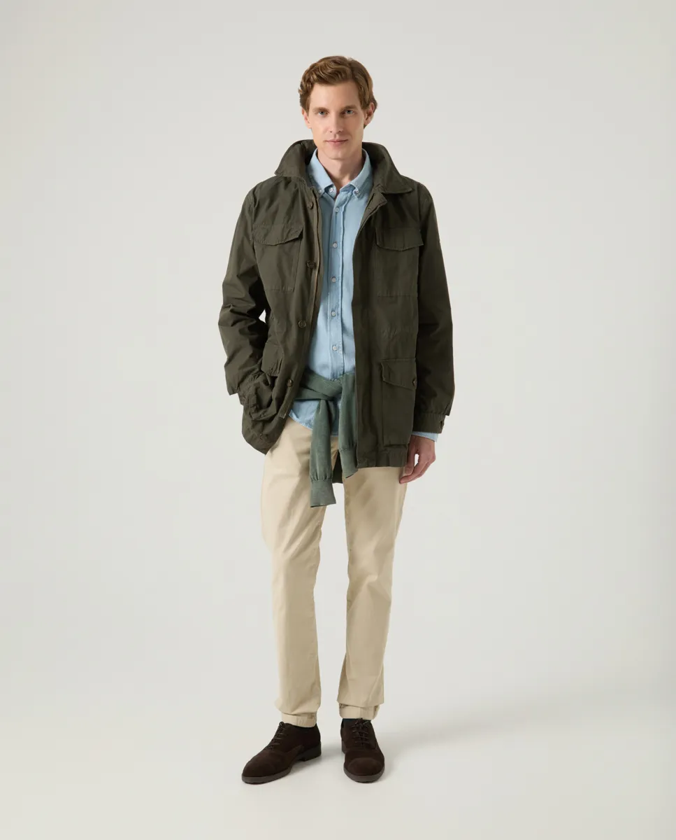 Chaqueta Sahariana Ligera Khaki - Image 6