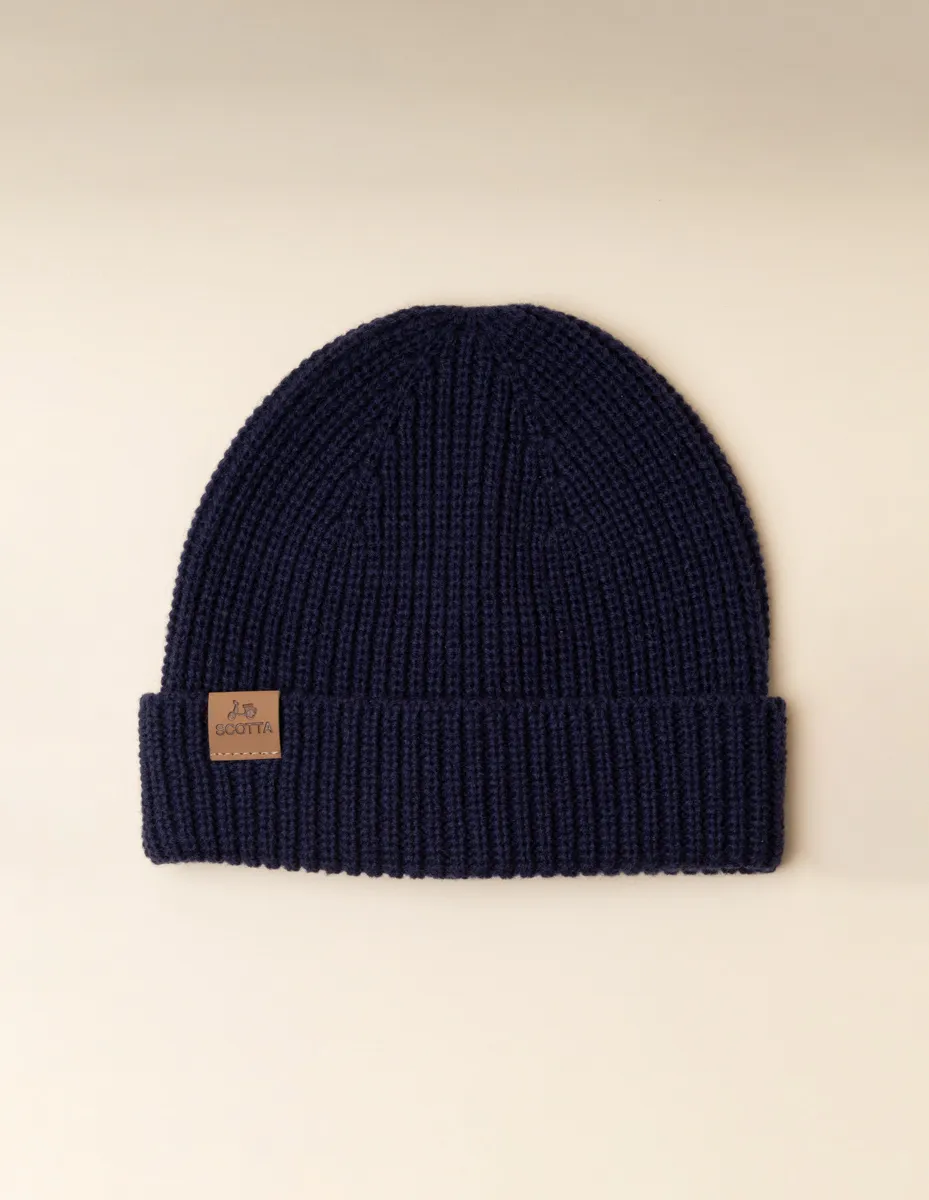 Gorro canalé marino