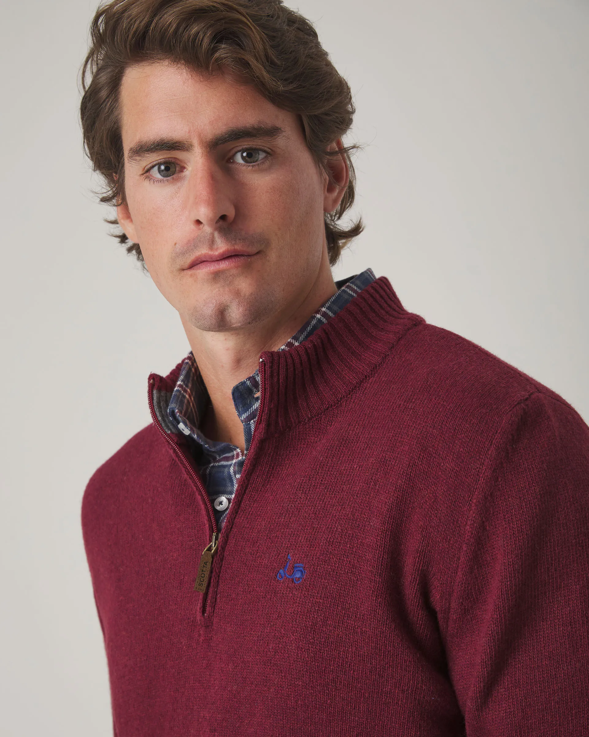Jersey Zip Burdeos - Image 3