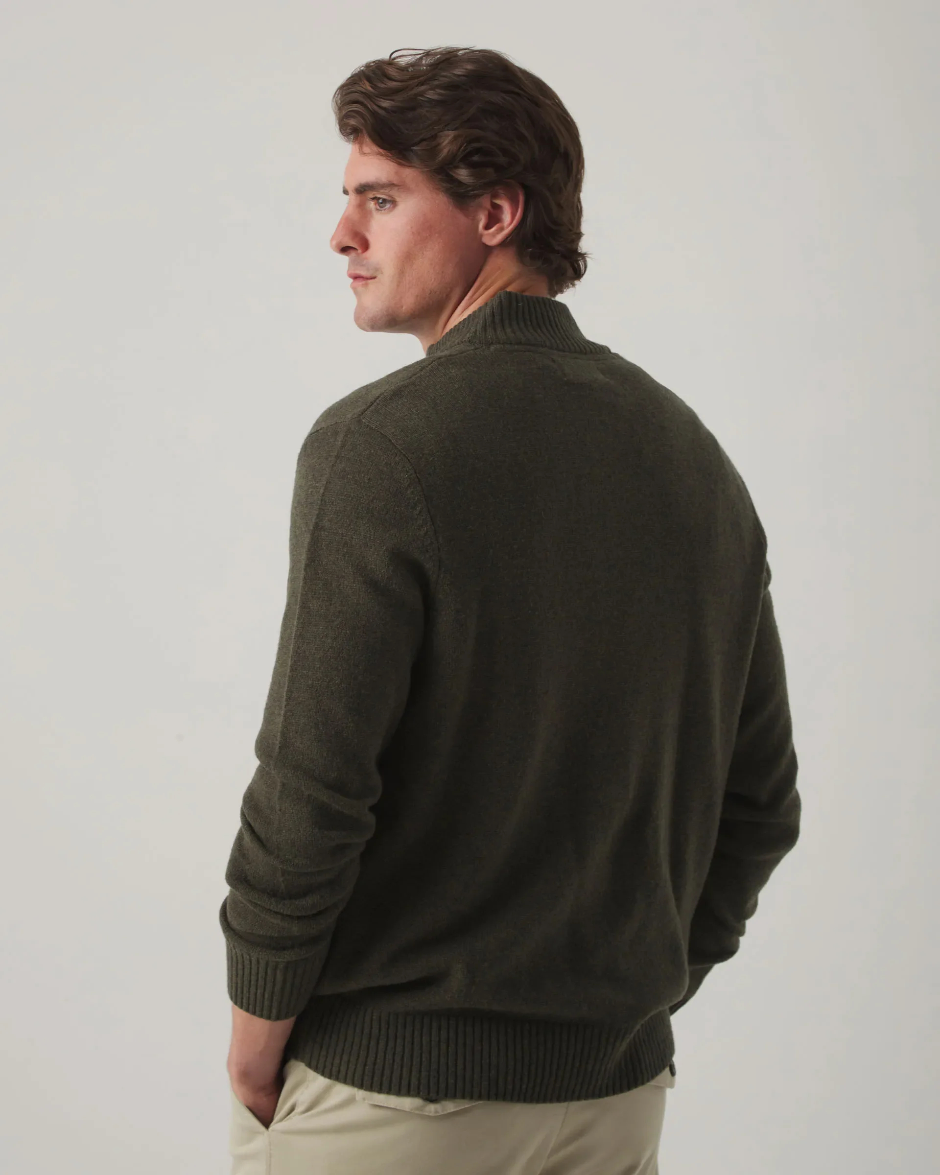 Jersey Zip Khaki - Image 2