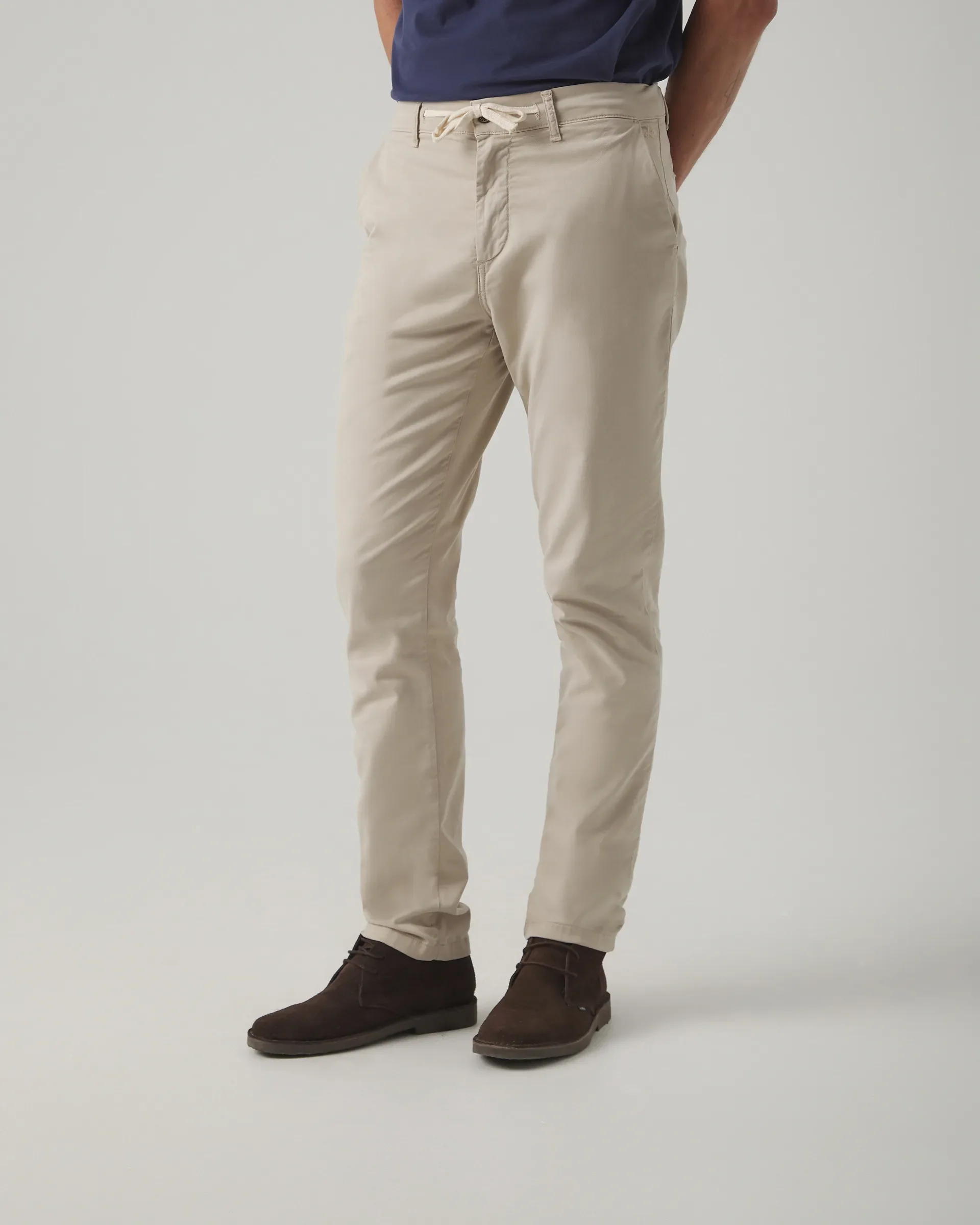 Pantalón Jogging Garment Dyed Beige - Image 2