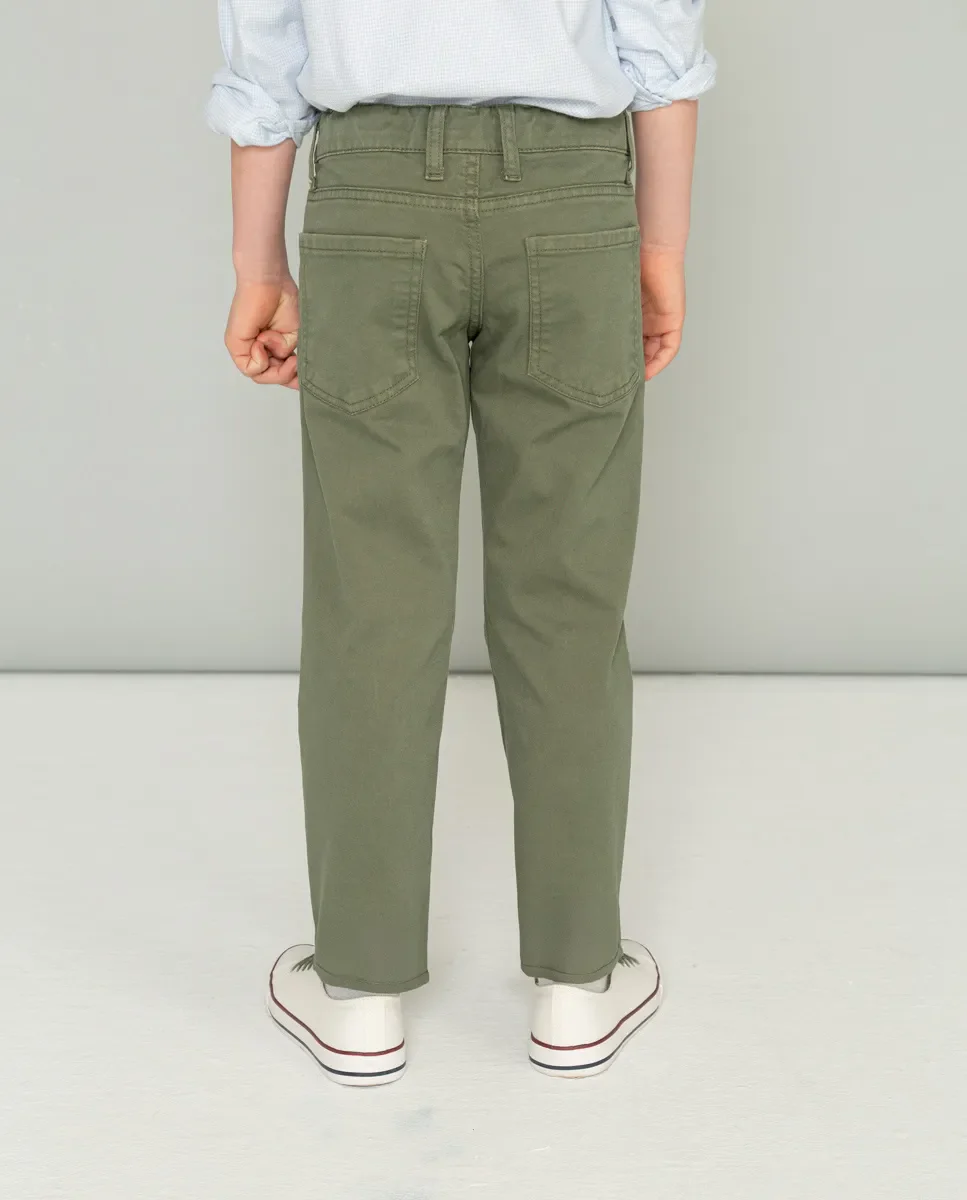 Pantalón niño cooper 5 bolsillos khaki - Image 4