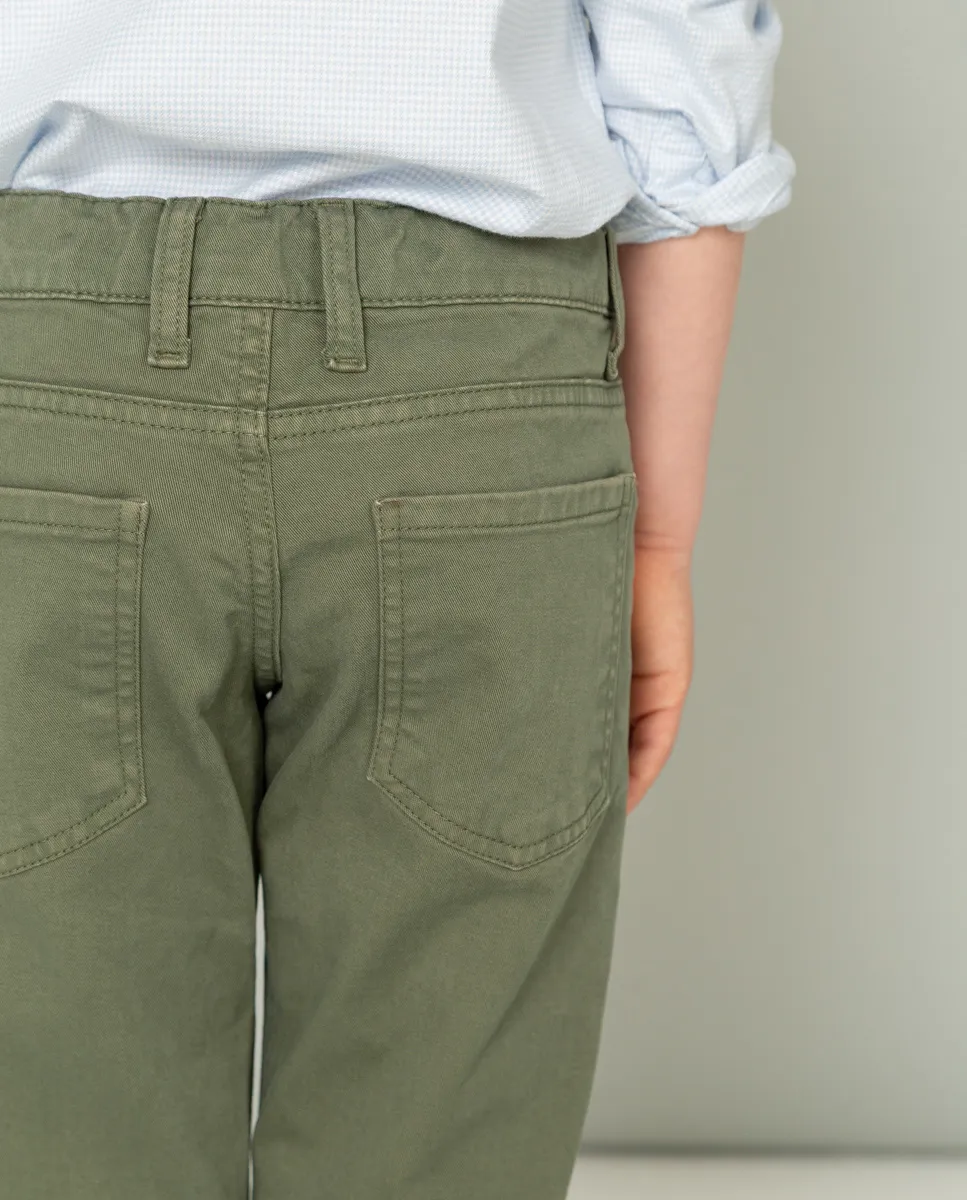 Pantalón niño cooper 5 bolsillos khaki - Image 5