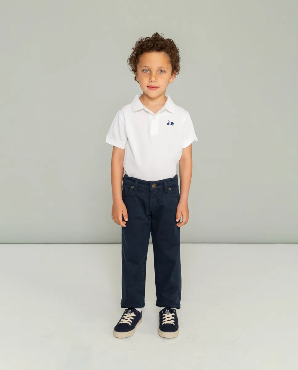 Pantalón niño cooper 5 bolsillos marino