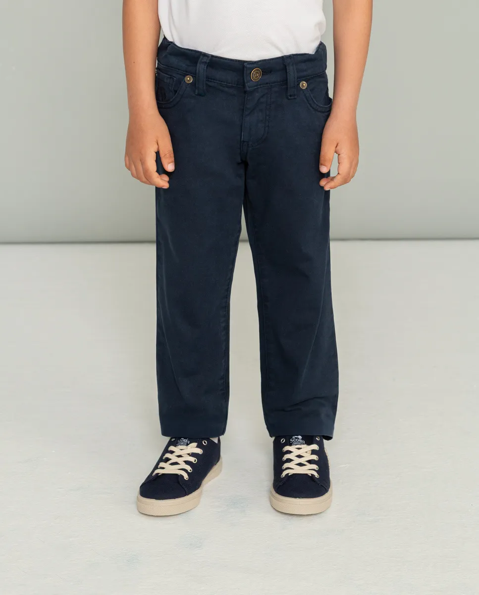 Pantalón niño cooper 5 bolsillos marino - Image 3