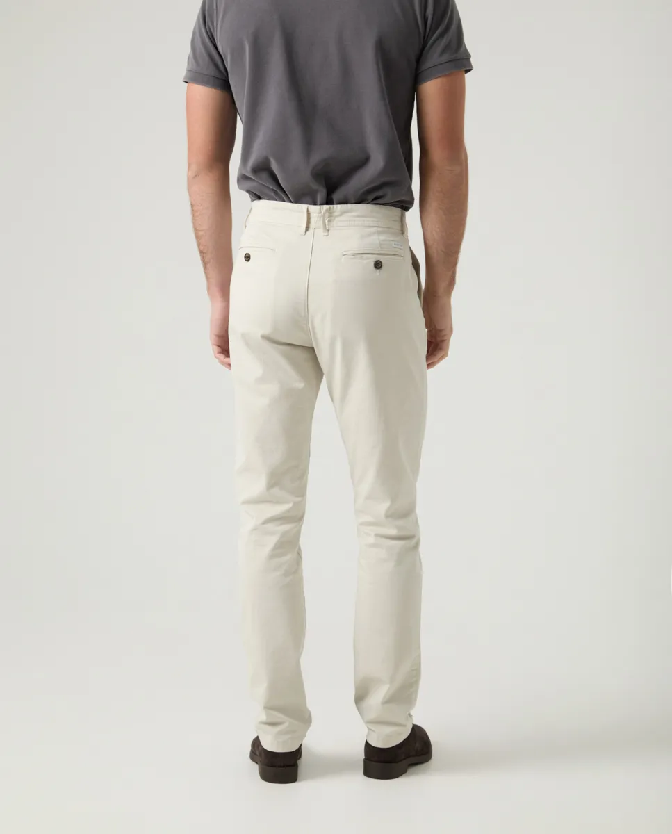 Pantalón Steve Chino Regular Beige - Image 4