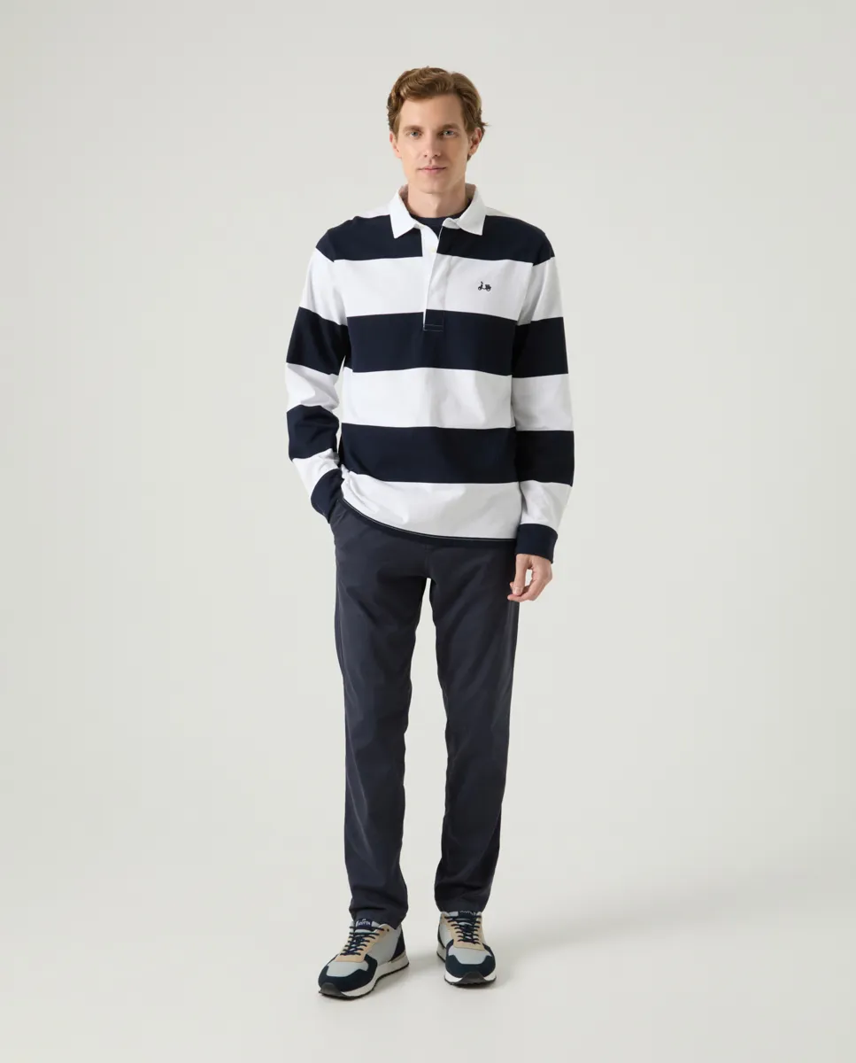Polo James Stripes Marino - Image 4