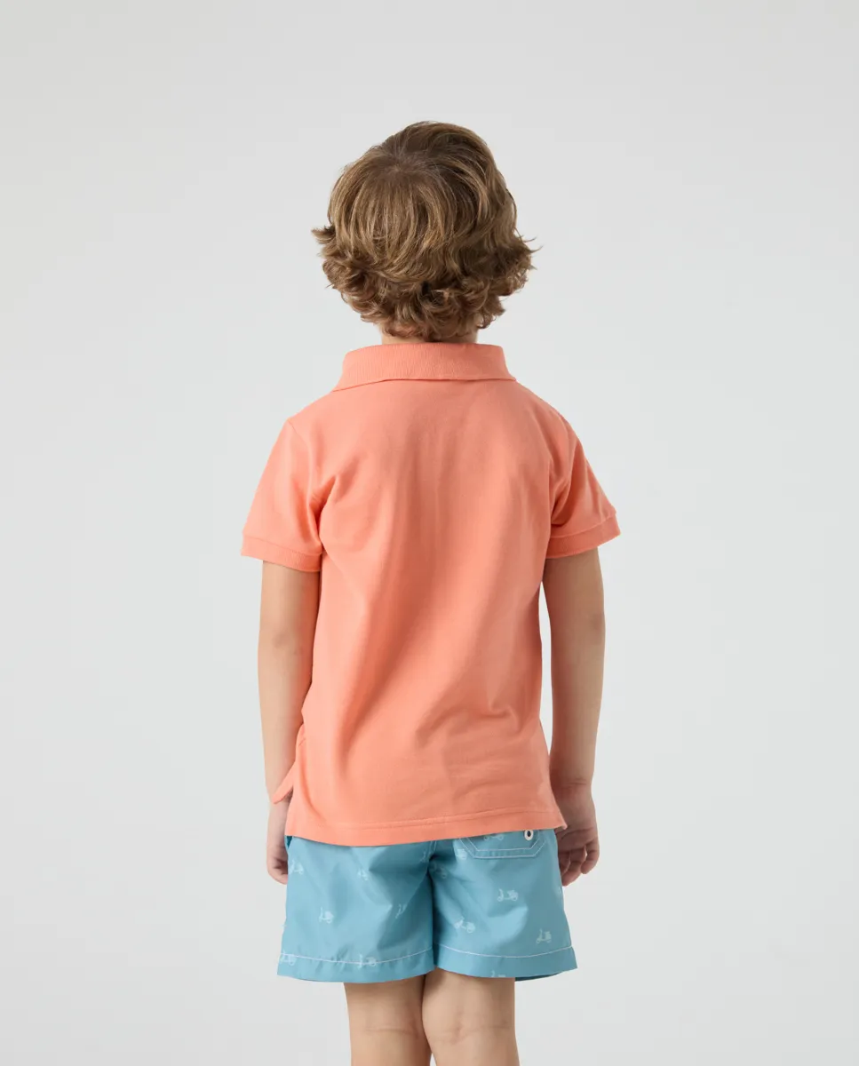 Polo Niño Classic Coral - Image 2