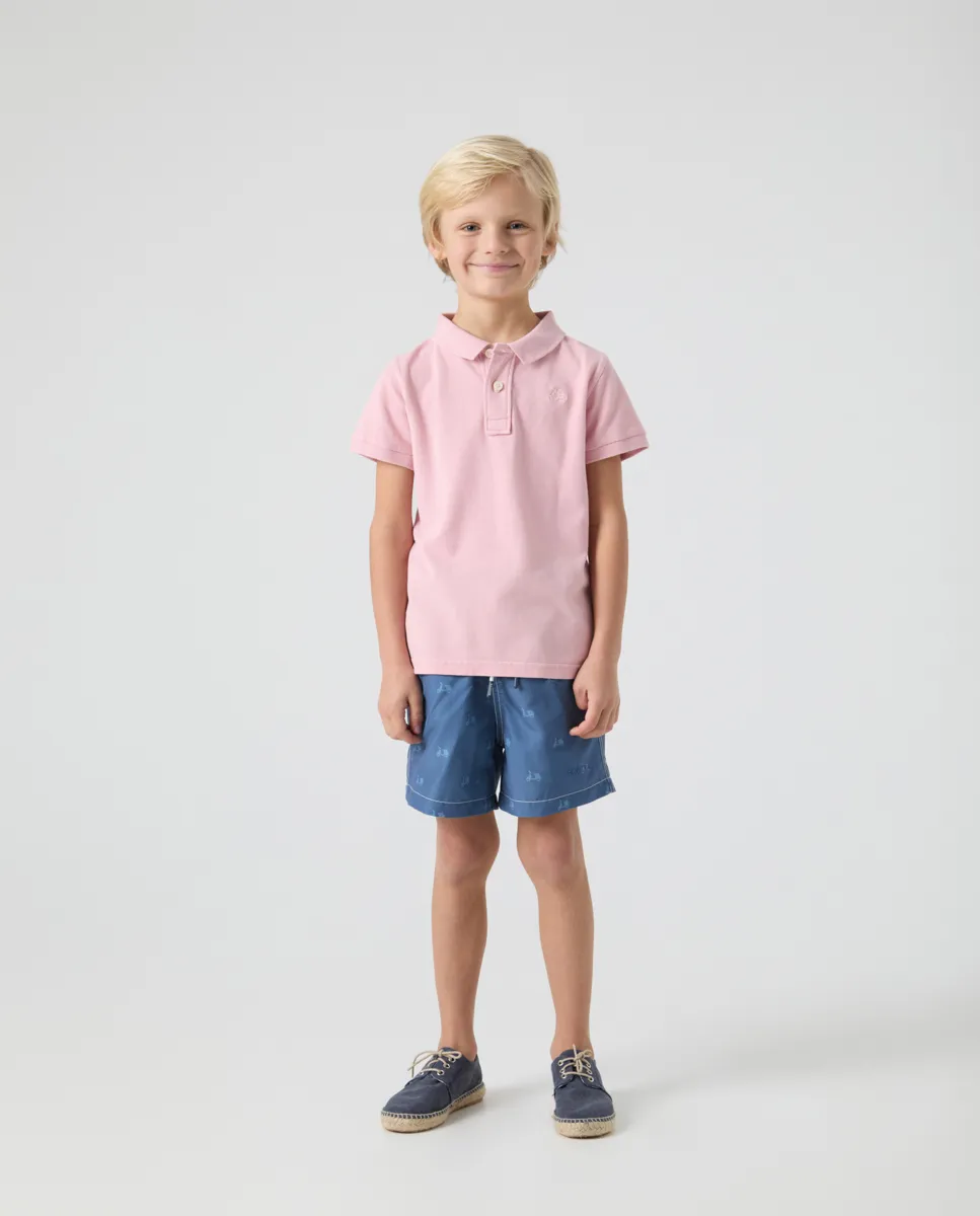 Polo Niño Garment Rosa Palo - Image 3