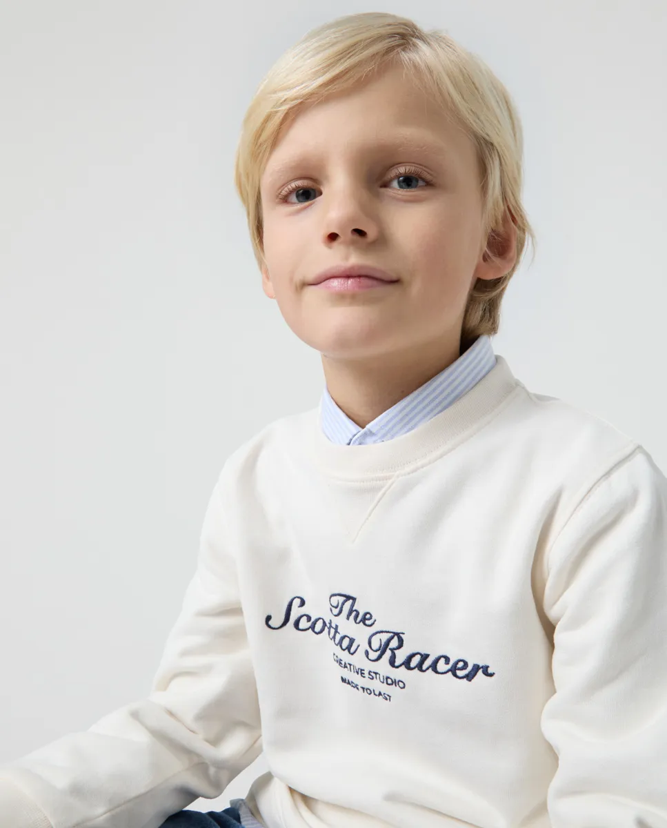 Sudadera Niño Scotta Racer Crudo - Image 4