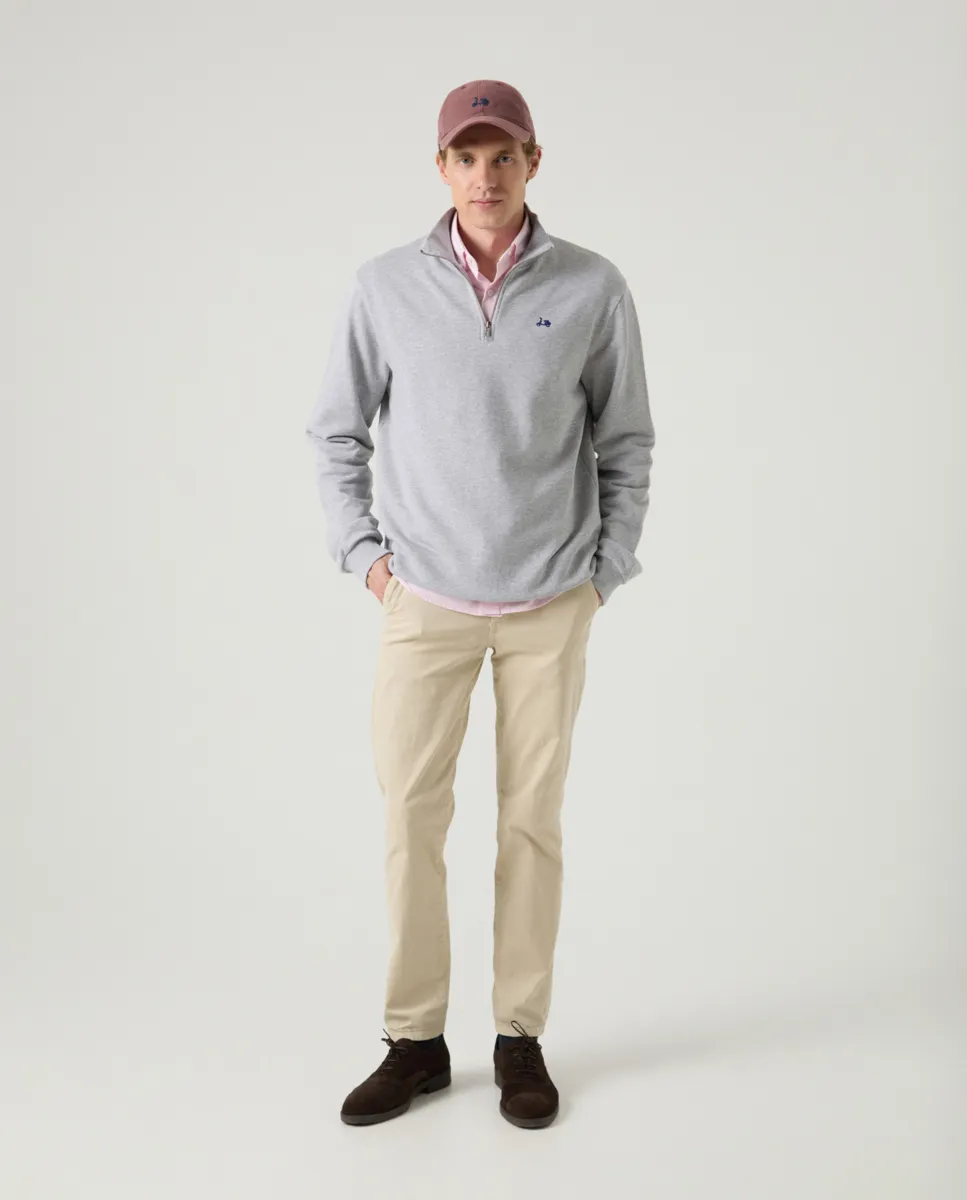 Sudadera Zip Gris - Image 6